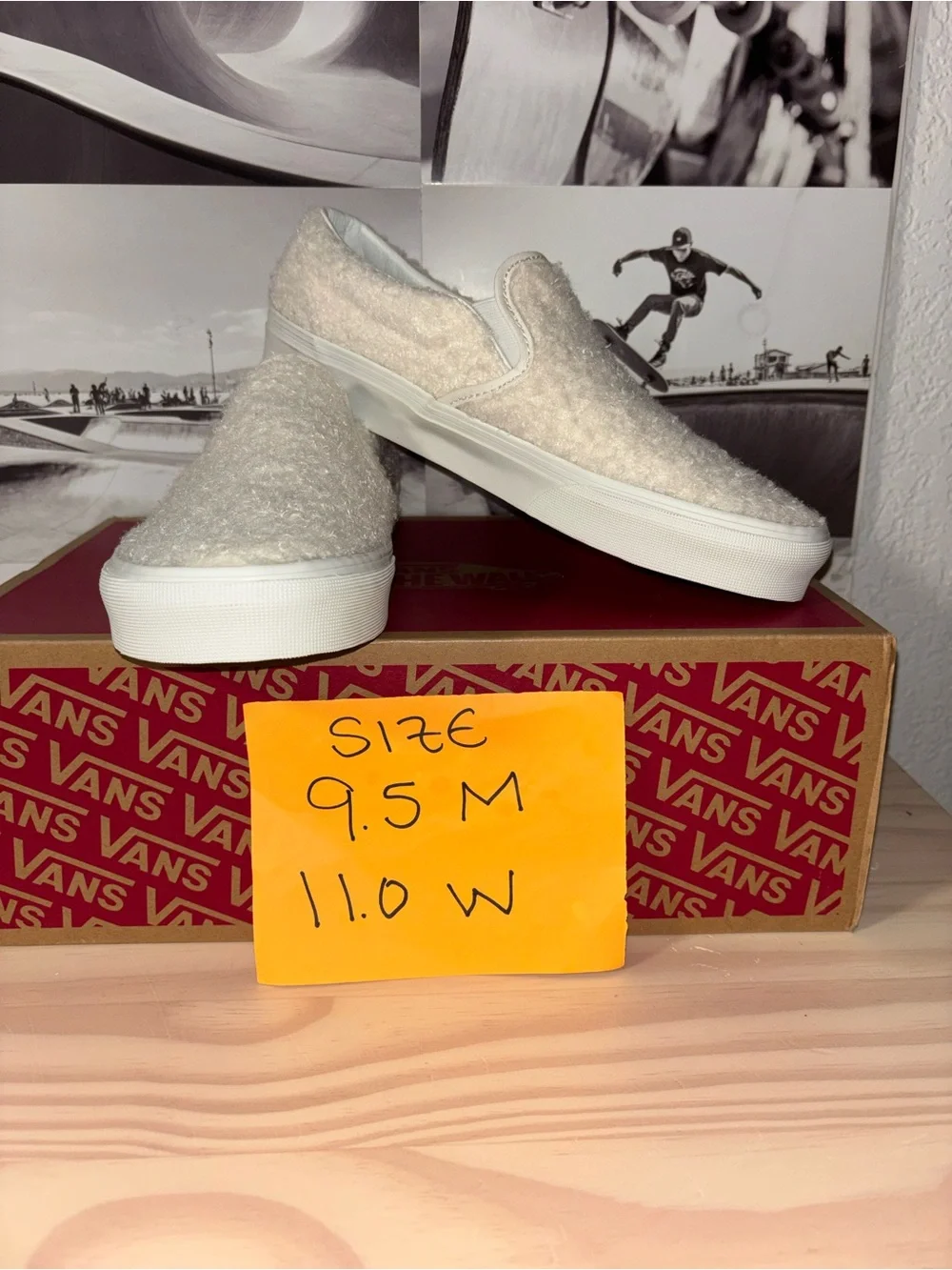 Vans Classic Slip On Sherpa Multiple Sizes